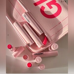 Glossier makeup bag